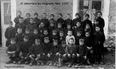 Photo d"école 1915